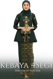 Kebaya 4Segi Plus Size | 2𝒙𝒍 𝒕𝒐 7𝒙𝒍 - songketexclusive