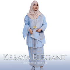 Baju Kebaya Elegant - Baju + Free Matching Selandang 🤩