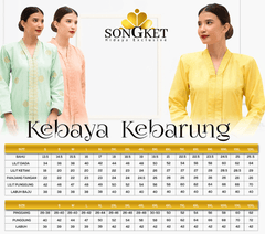 Baju Kebaya Kebarung | Kebaya Casual | 3XL 𝑻𝑶 8XL  | Songket Baju - songketexclusive