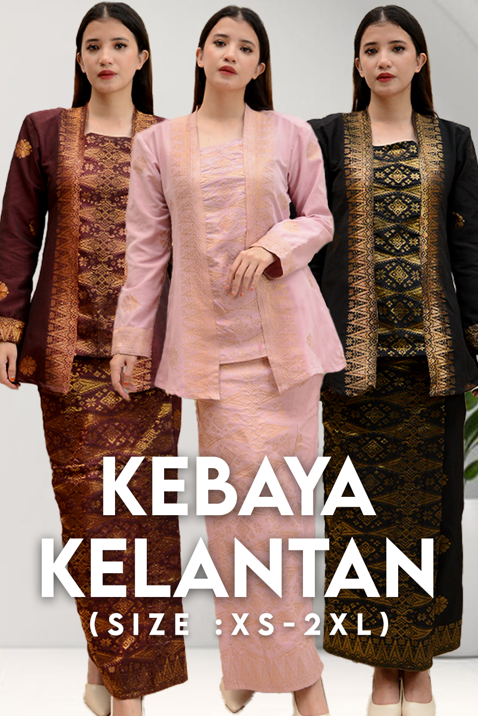 Baju Kebaya Kota Baru | Kebaya Casual | - songketexclusive