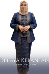 Baju Kebaya Kota Baru | Kebaya Casual | 𝑿𝑺 𝑻𝑶 2𝑿𝑳 | - songketexclusive