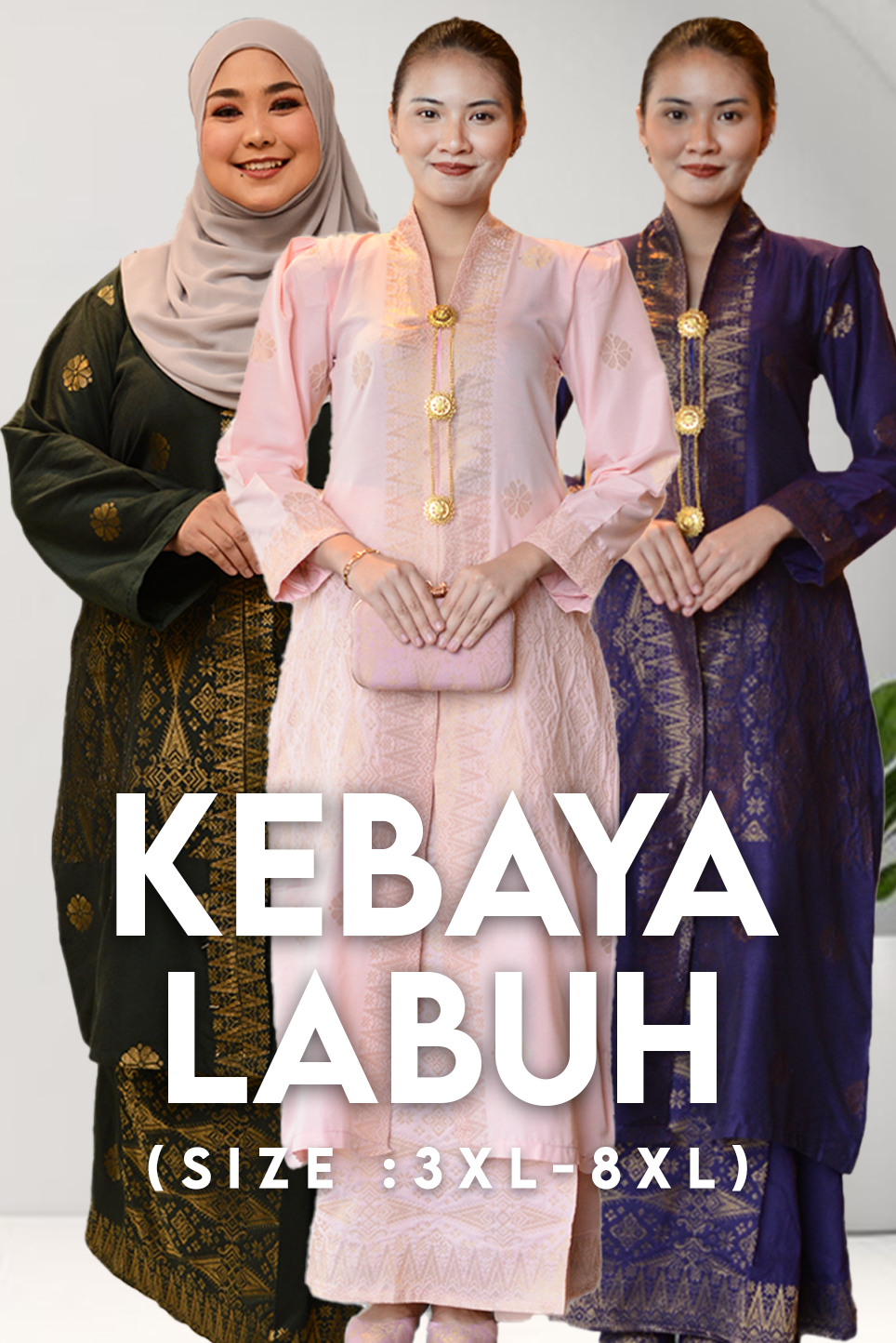 Baju Kebaya Labuh Exclusive | Kebaya Casual | - songketexclusive