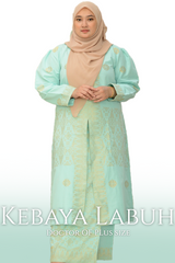 Baju Kebaya Labuh Exclusive | Kebaya Casual | 3XL TO 8XL - songketexclusive