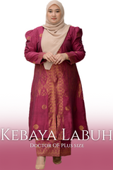 Baju Kebaya Labuh Exclusive | Kebaya Casual | 3XL TO 8XL - songketexclusive