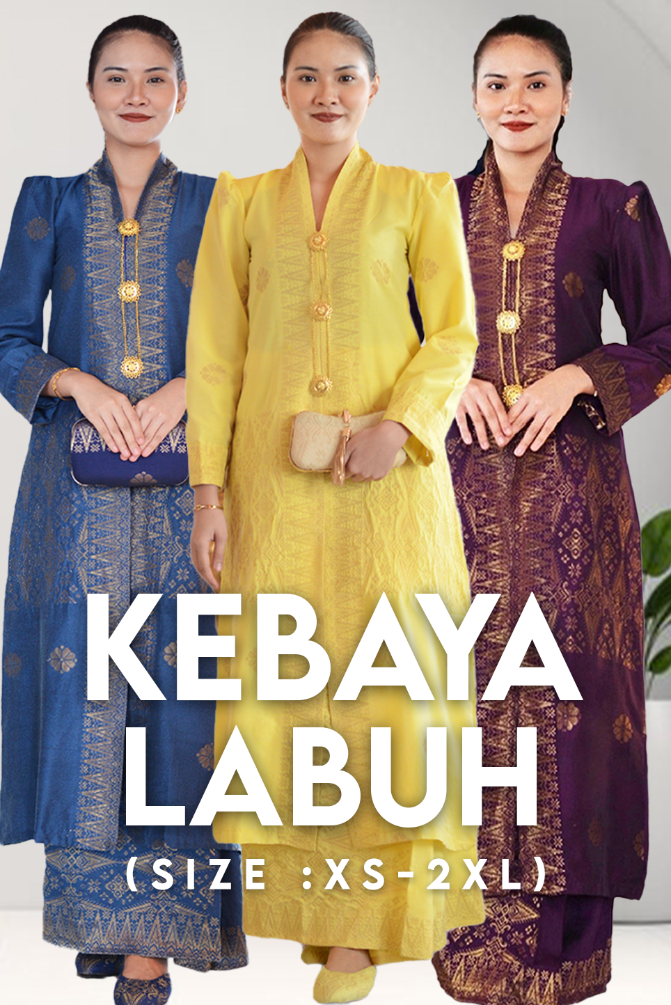 Baju Kebaya Labuh | Kebaya Casual | - songketexclusive