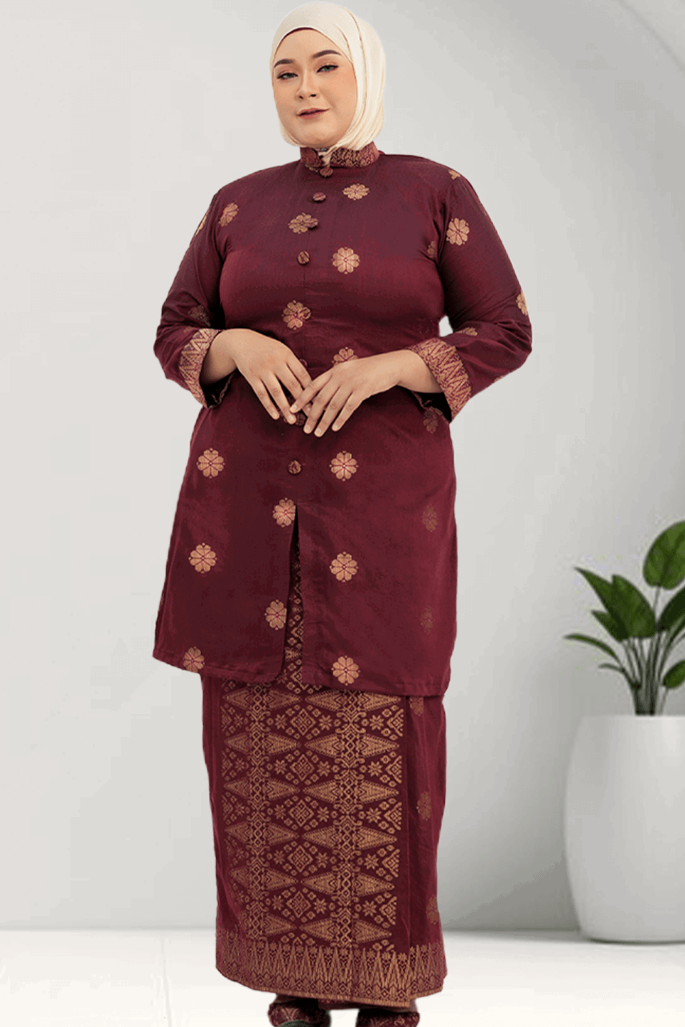 Baju Kebaya Sofiya | Kebaya Casual | 𝑿𝑺 𝑻𝑶 2𝑿𝑳 | - songketexclusive