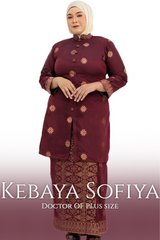 Baju Kebaya Sofiya | Kebaya Casual | 3XL to 8XL - songketexclusive