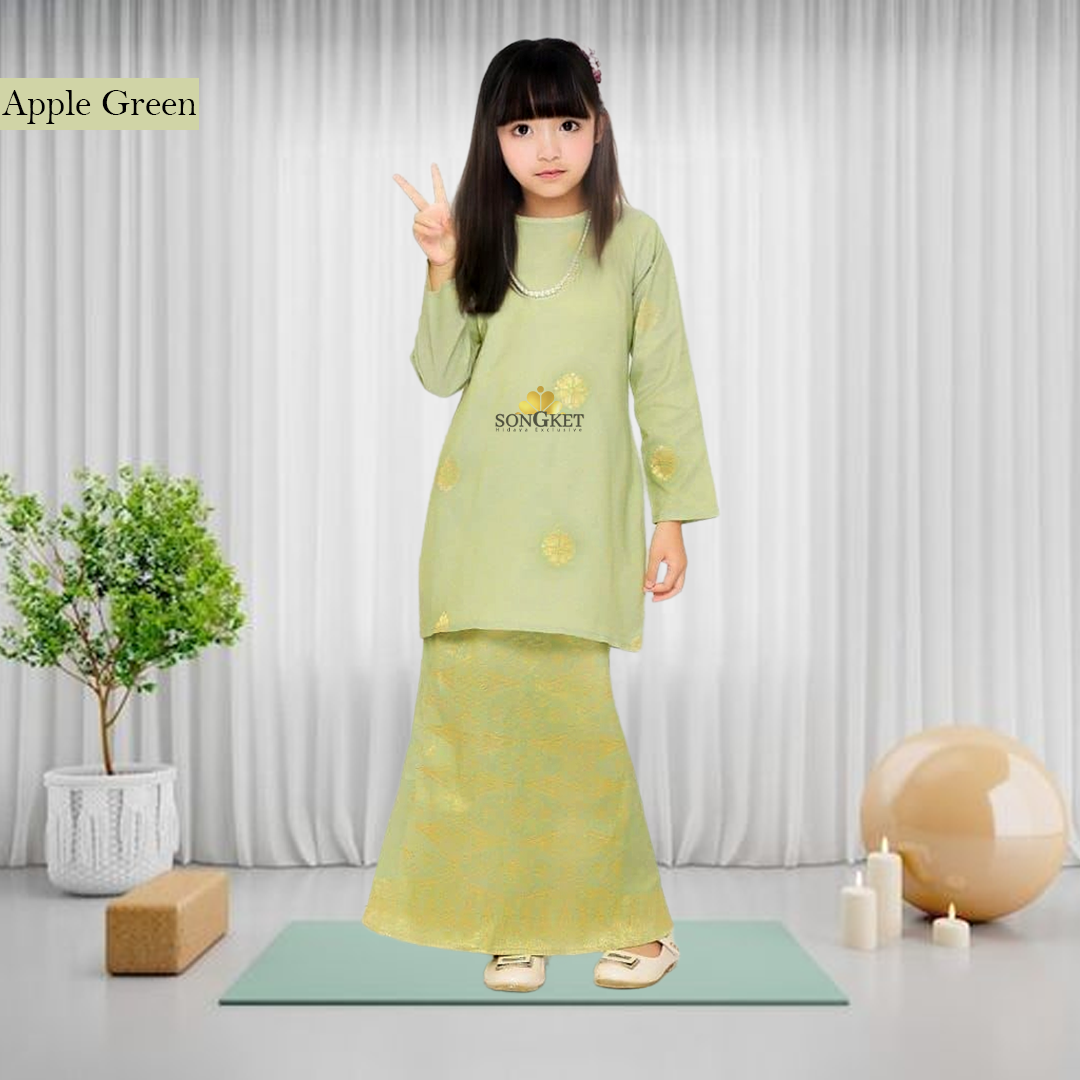 Baju Kurung Budak | Songket Exclusive Koleksi | - songketexclusive