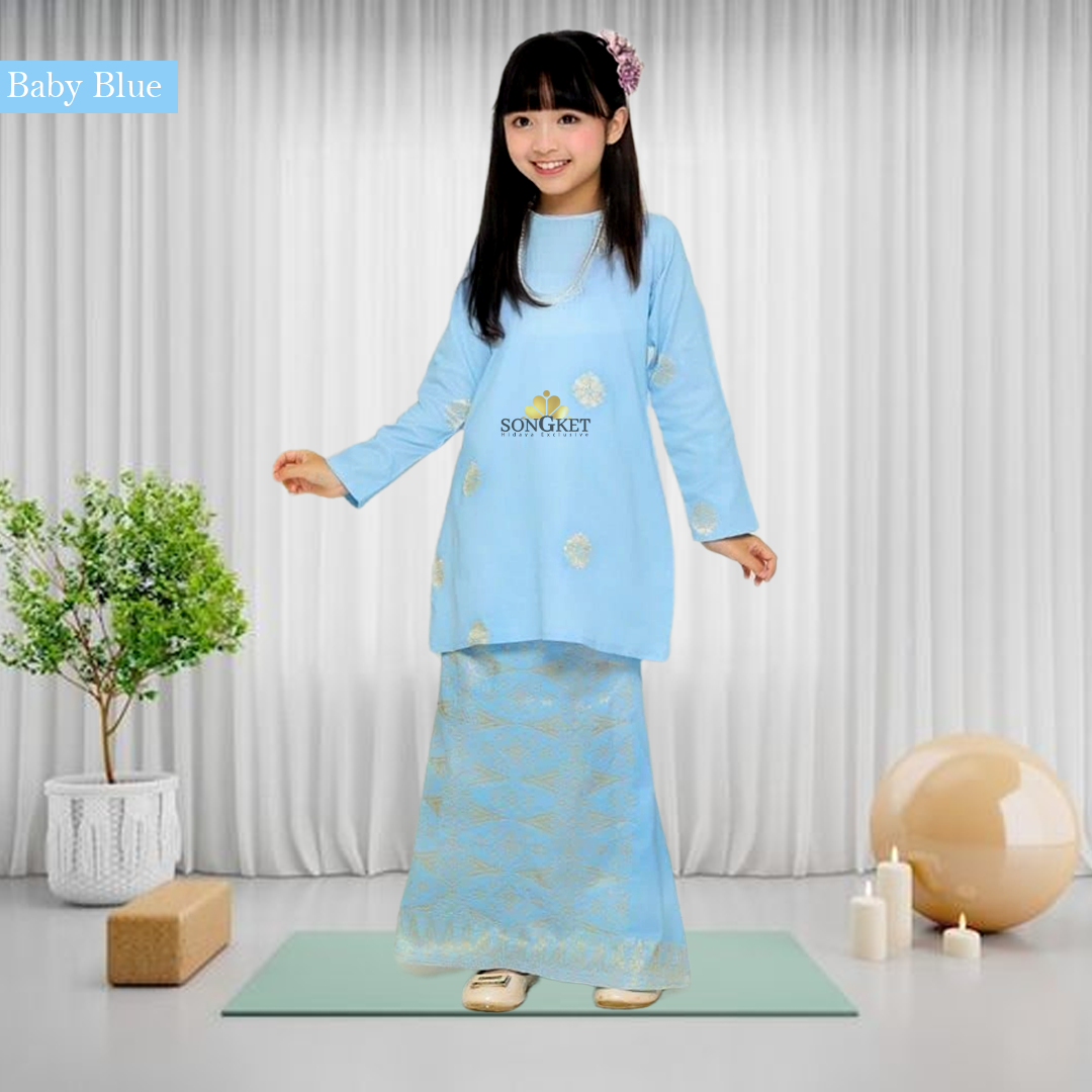 Baju Kurung Budak | Songket Exclusive Koleksi | - songketexclusive