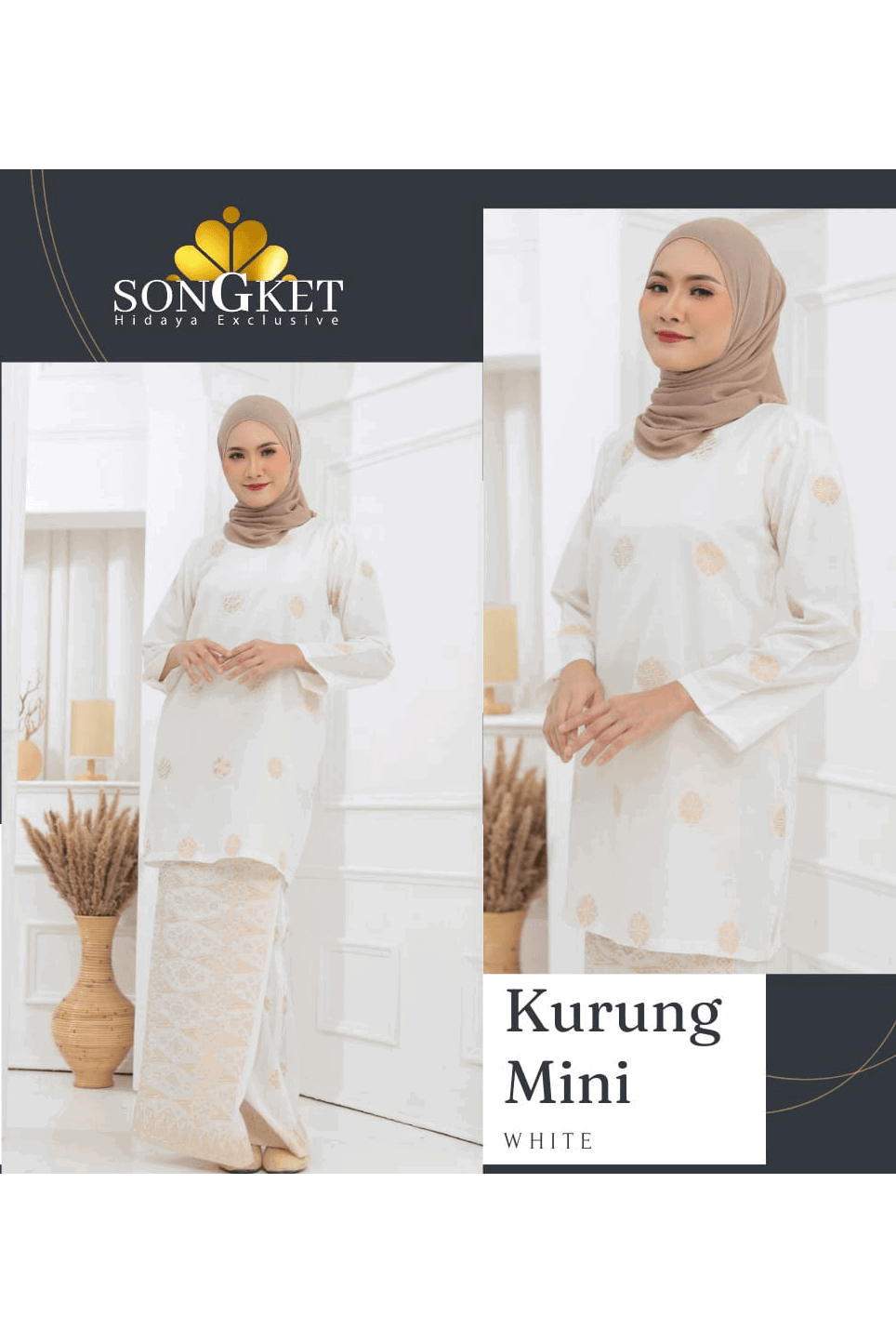 Baju Kurung Mini | 2XL TO 6XL | - songketexclusive