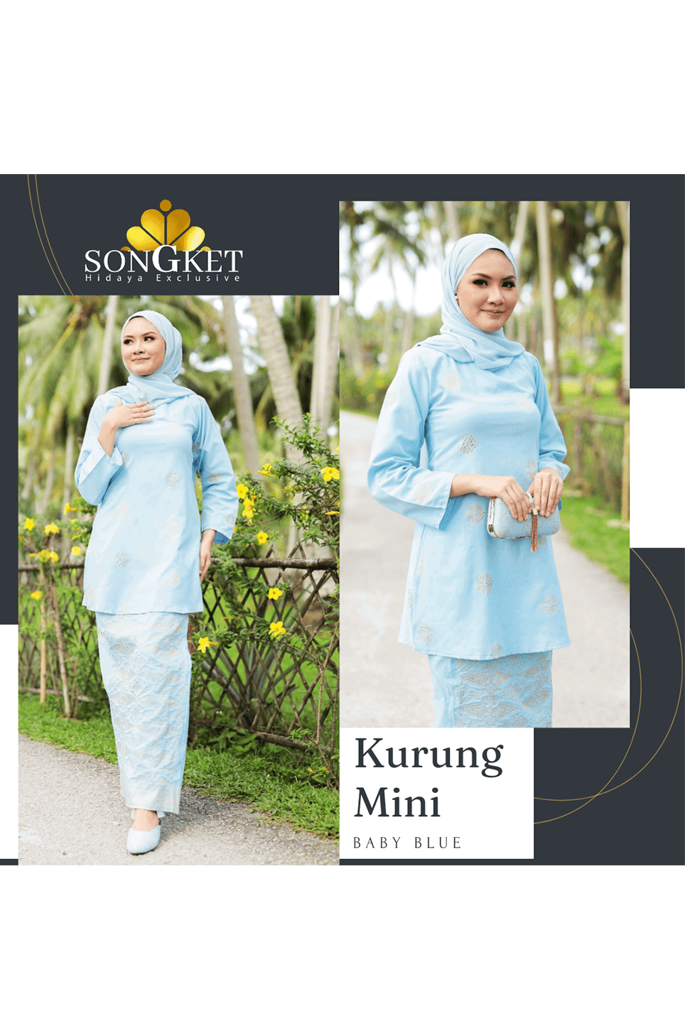 Baju Kurung Mini | 2XL TO 6XL | - songketexclusive