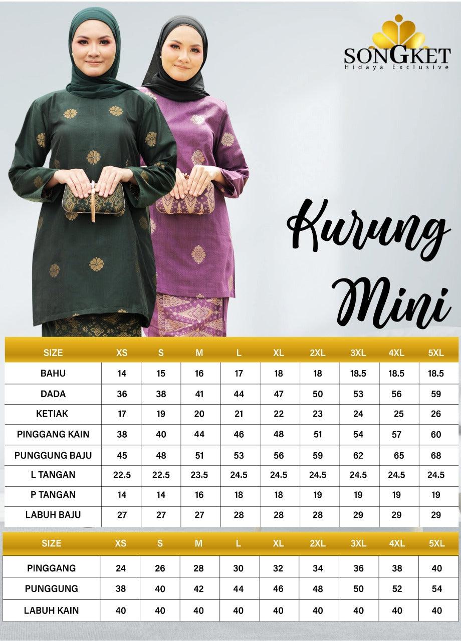 Baju Kurung Mini | 2XL TO 6XL | - songketexclusive