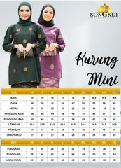 Baju Kurung Mini | 2XL TO 6XL | - songketexclusive