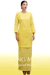 Baju Kurung Moden Cotton Extra Size | 6xl 𝑻𝑶 10xl | Kurung Moden | Baju Songket - songketexclusive