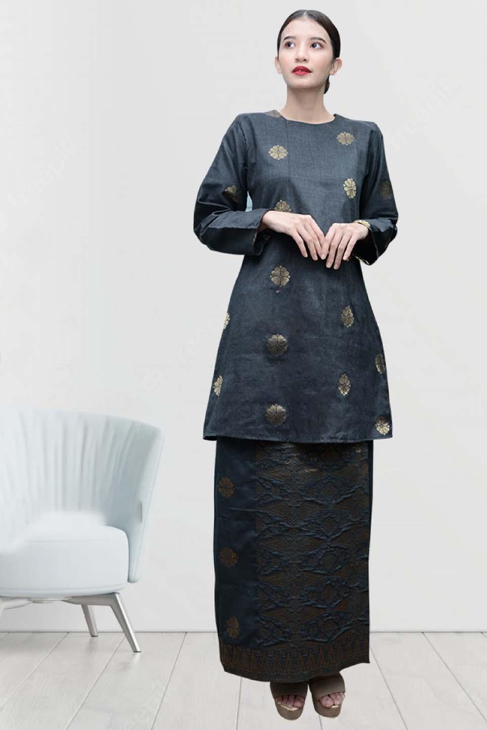 Baju Kurung Moden Cotton Extra Size | 6xl 𝑻𝑶 10xl | Kurung Moden | Baju Songket - songketexclusive