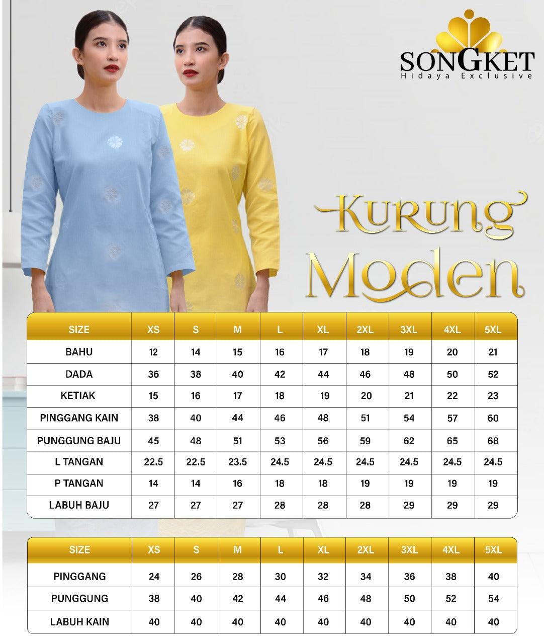 Baju Kurung Moden Cotton Extra Size | 6xl 𝑻𝑶 10xl | Kurung Moden | Baju Songket - songketexclusive