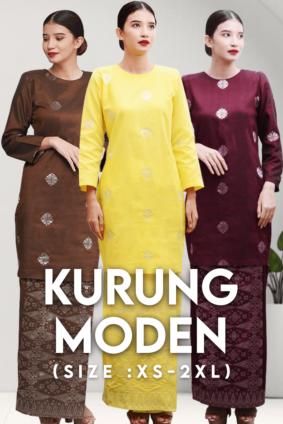 Baju Kurung Moden Cotton | Kurung Moden | - songketexclusive