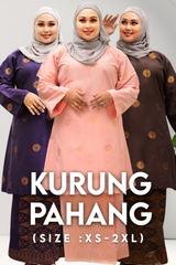 Baju Kurung Pahang | 𝑿𝑺 𝑻𝑶 2𝑿𝑳 | Songket Baju - songketexclusive