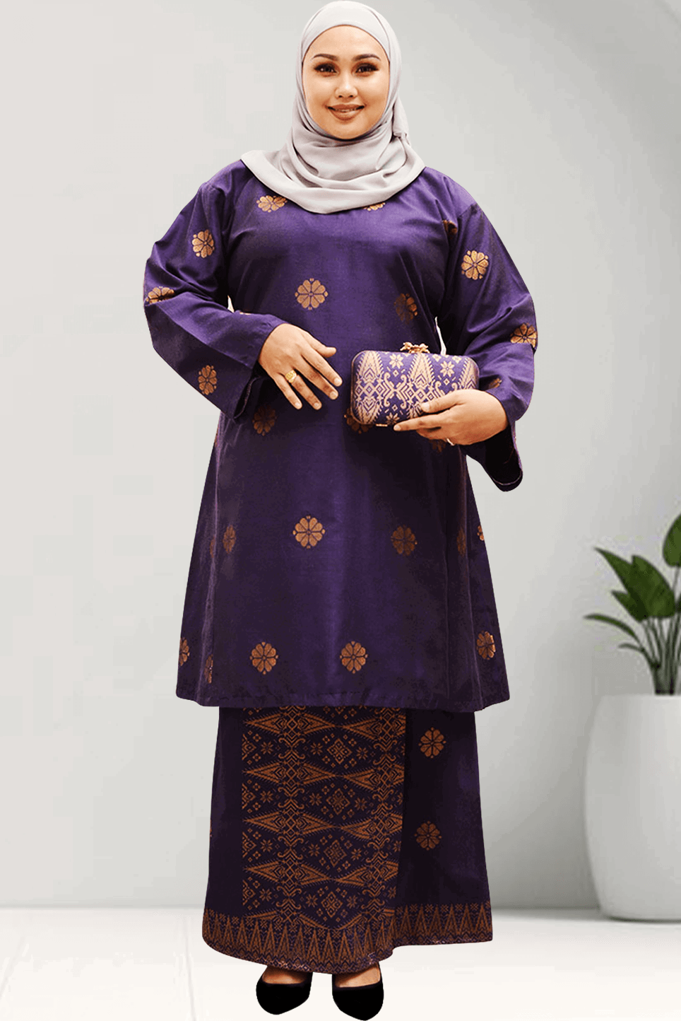 Baju Kurung Pahang | 𝑿𝑺 𝑻𝑶 2𝑿𝑳 | Songket Baju - songketexclusive