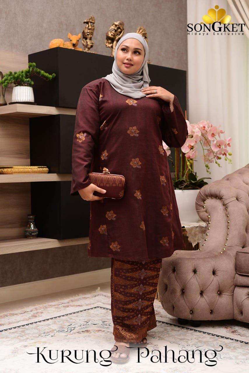 Baju Kurung Pahang | 𝑿𝑺 𝑻𝑶 2𝑿𝑳 | Songket Baju - songketexclusive