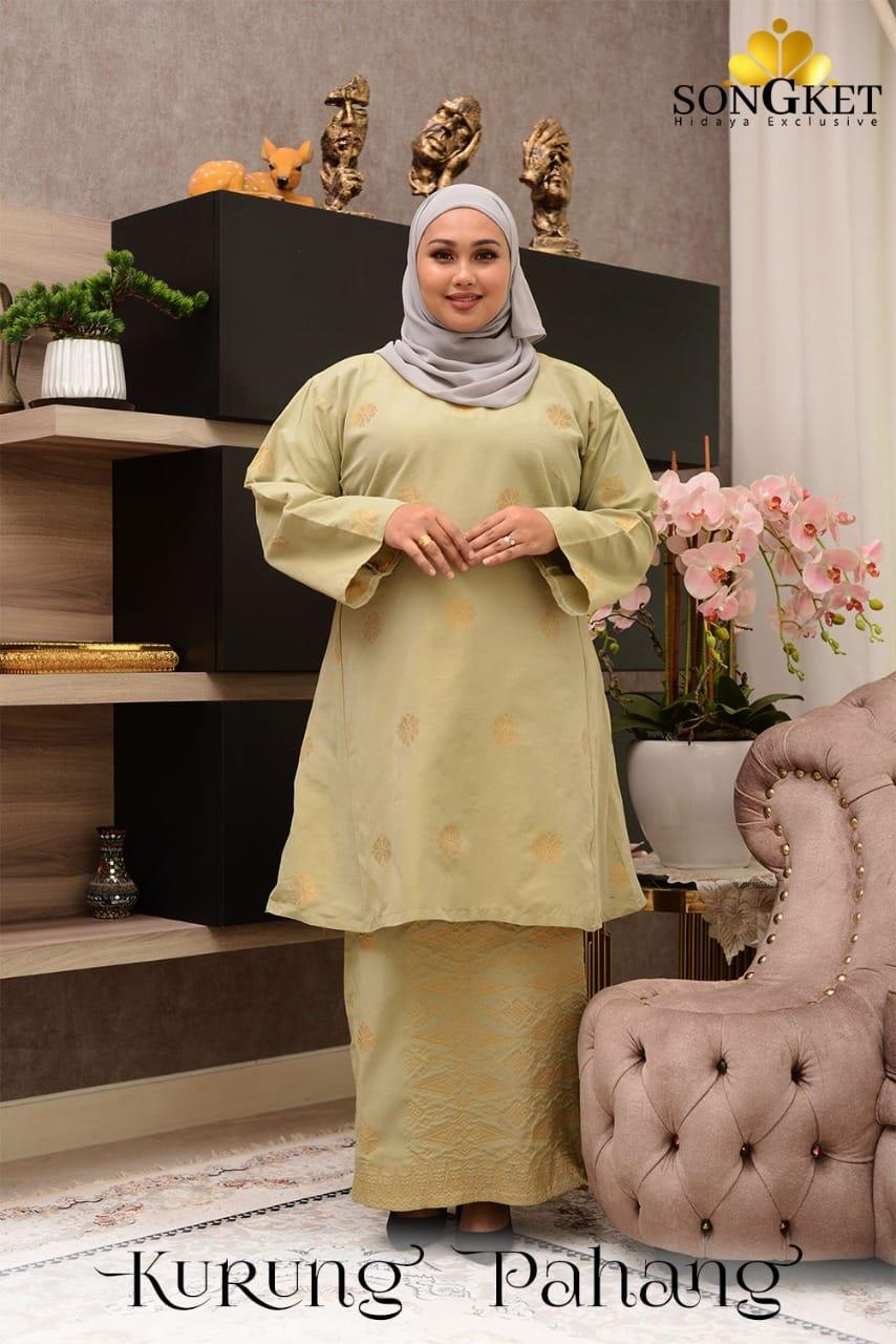 Baju Kurung Pahang | 𝑿𝑺 𝑻𝑶 2𝑿𝑳 | Songket Baju - songketexclusive