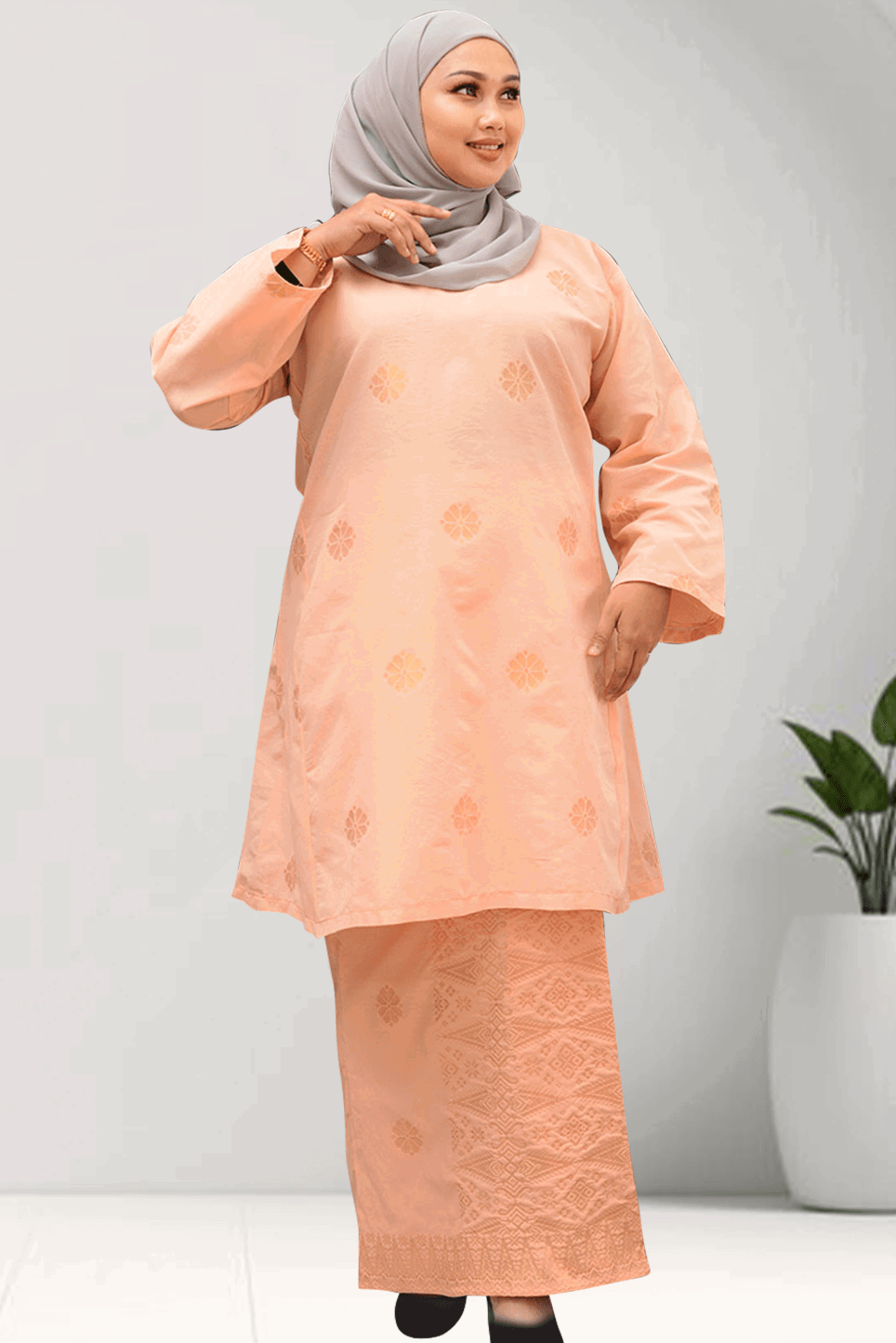 Baju Kurung Pahang Extra Size | 9𝑿𝑳 𝑻𝑶 12𝑿𝑳 | - songketexclusive