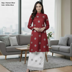 Kurung Cecak Musang - Two Tone New Kurung Family