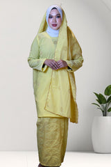 Sekali Selendang Kurung Moden: 100% Cotton (10XL-12XL)