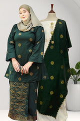 Sekali Selengdan Kurung Riau | 100% Cotton (6XL-8XL)