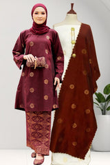 Sekali Selengdan Kurung Riau | 100% Cotton (6XL-8XL)