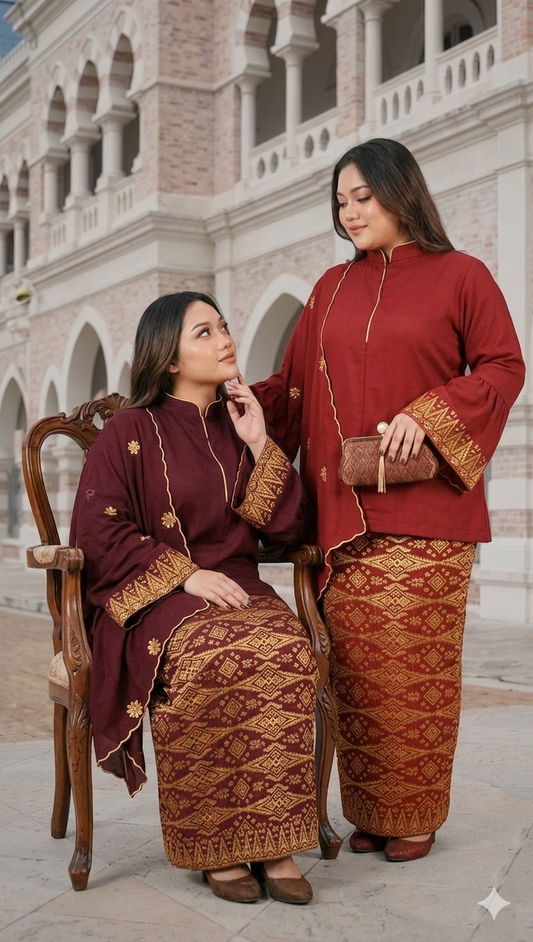 Baju Kedah Nor Masita Free Selendang - Xs to 10xl