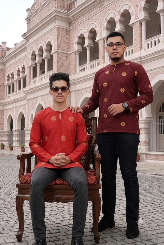 Kurta Songket Size XS-5XL|
