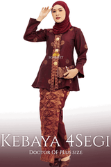 Kebaya 4Segi Plus Size | 8𝒙𝒍 𝒕𝒐 12𝒙𝒍 - songketexclusive