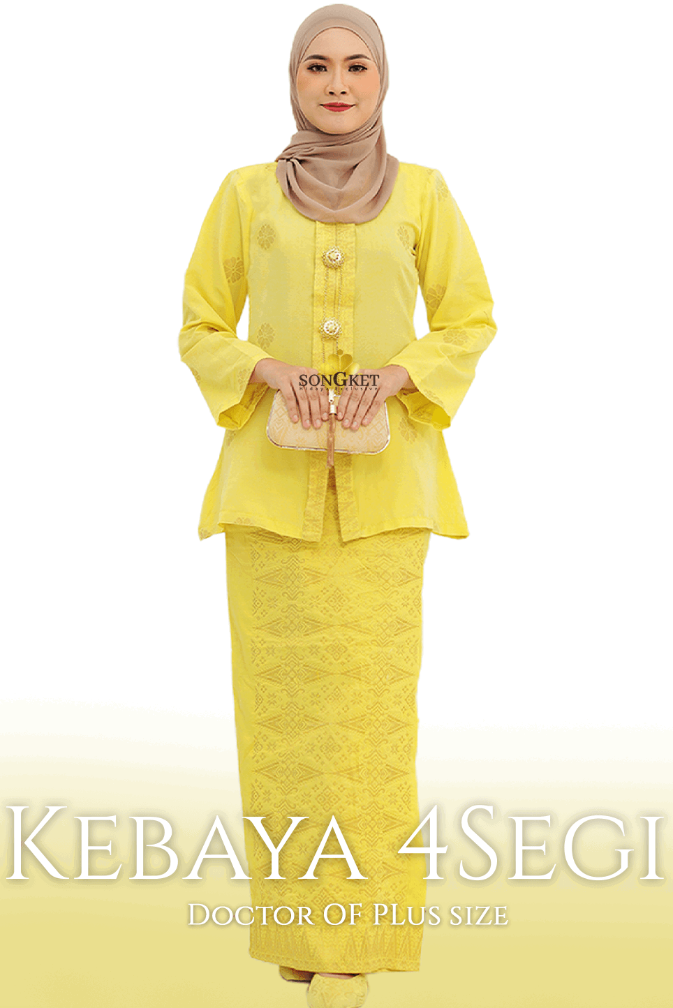 Kebaya 4Segi Plus Size | 8𝒙𝒍 𝒕𝒐 12𝒙𝒍 - songketexclusive