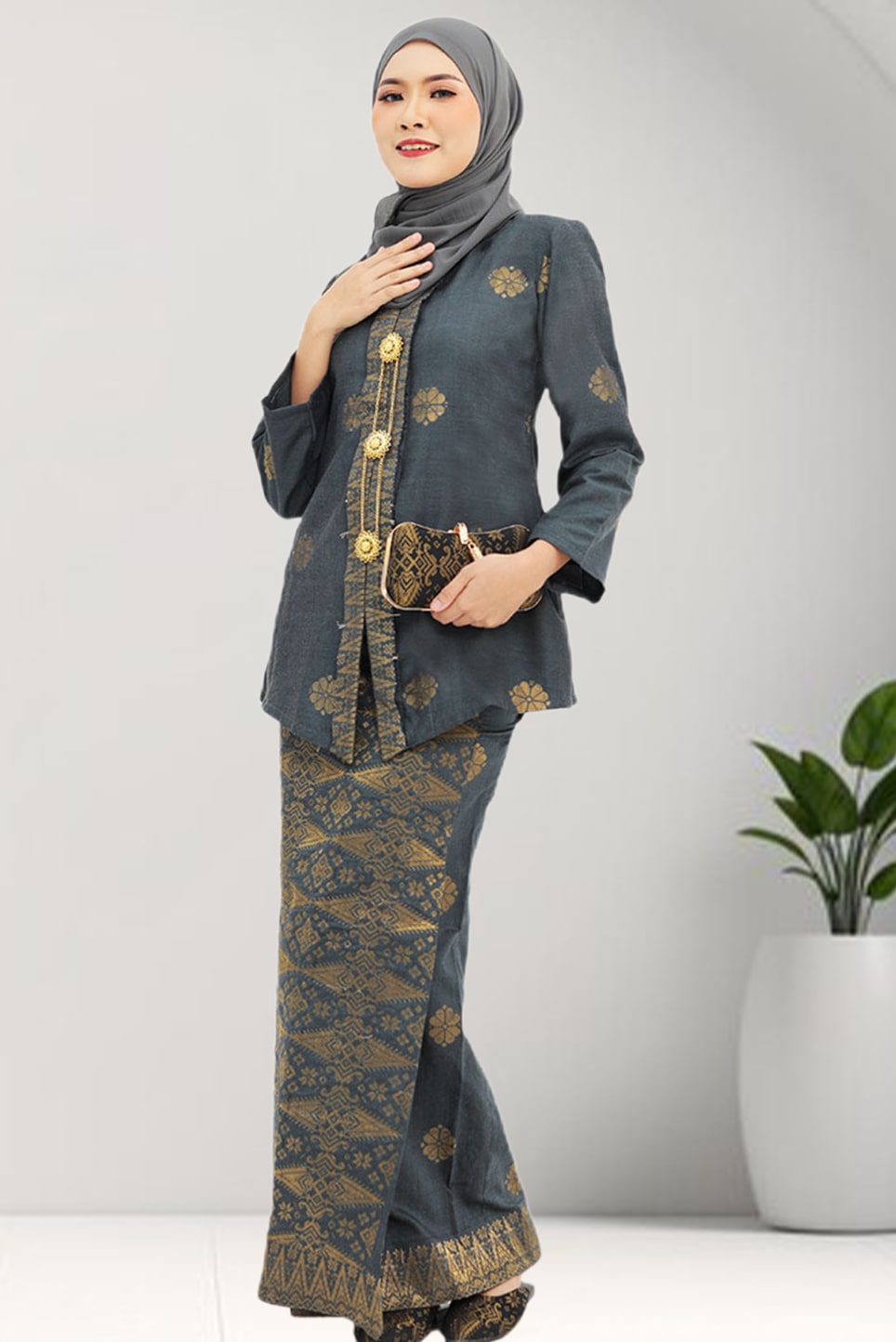 Kebaya Biasa | Baju Kebaya Batik | 2𝑿L 𝑻𝑶 6𝑿𝑳 | - songketexclusive