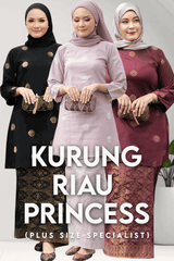 Kurung Riau Princess | 3XL TO 8XL - songketexclusive