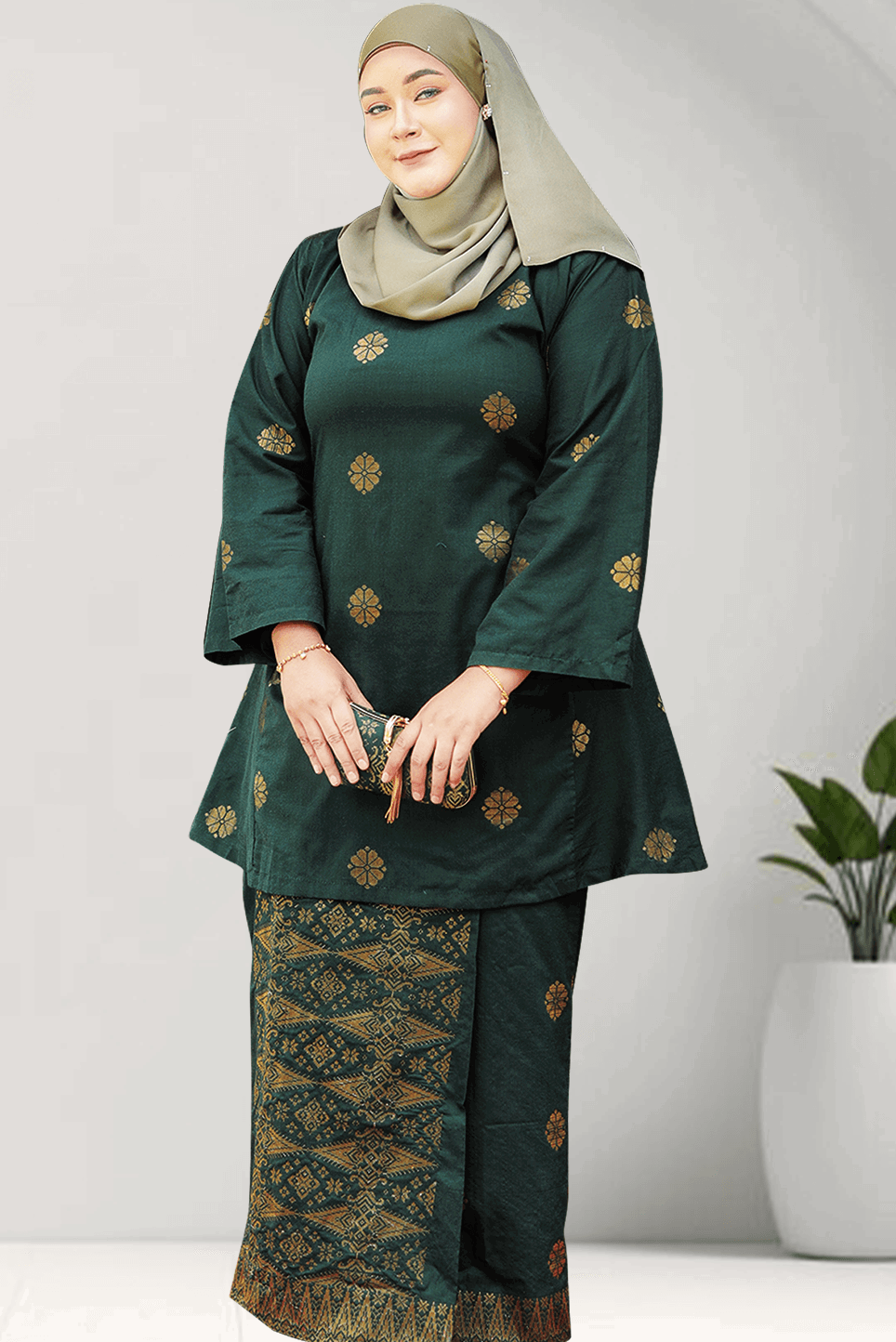 Kurung Riau Princess | 3XL TO 8XL - songketexclusive