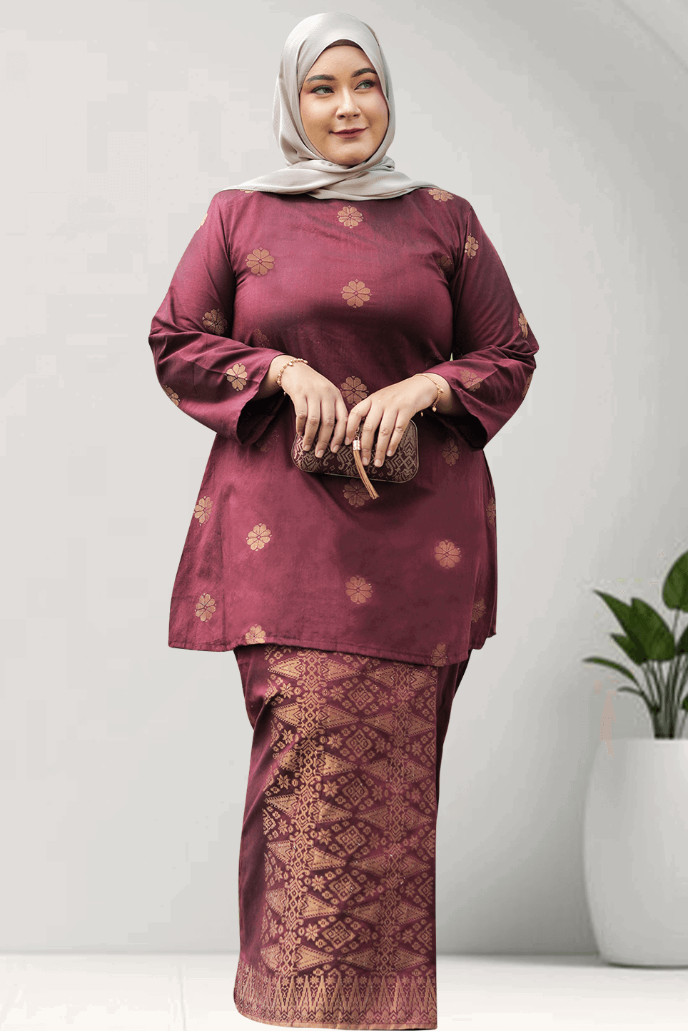 Kurung Riau Princess | 3XL TO 8XL - songketexclusive