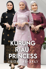 Kurung Riau Princess | 3XL TO 8XL - songketexclusive