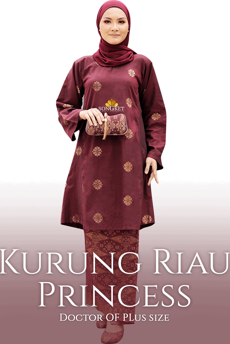 Kurung Riau Princess | 9XL TO 12XL - songketexclusive