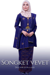 Songket Vevet + Selandang - songketexclusive