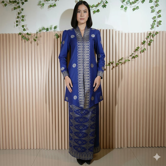 Baju Kebaya Elegant -  Baju + Free Matching Selandang 🤩