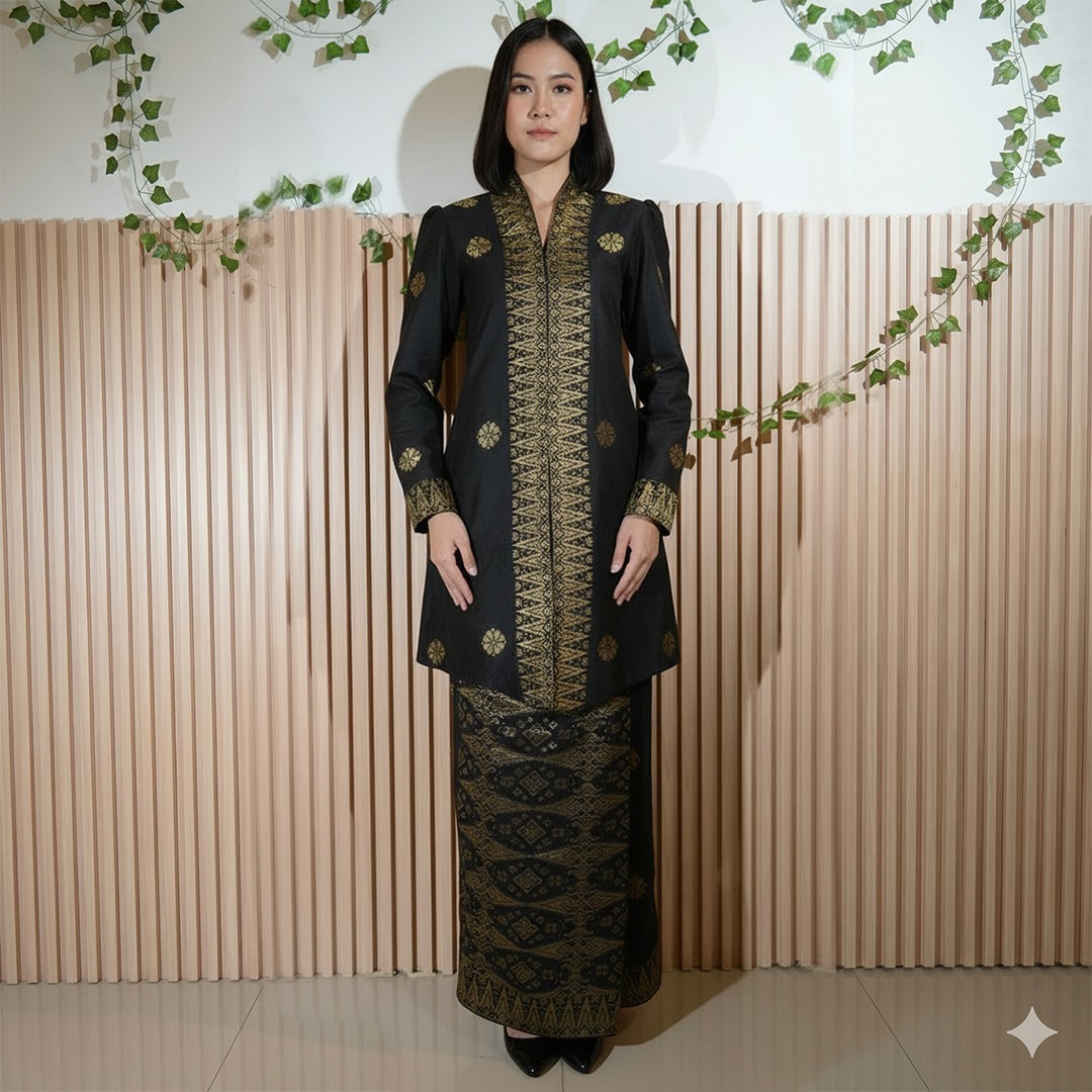 Baju Kebaya Elegant -  Baju + Free Matching Selandang 🤩