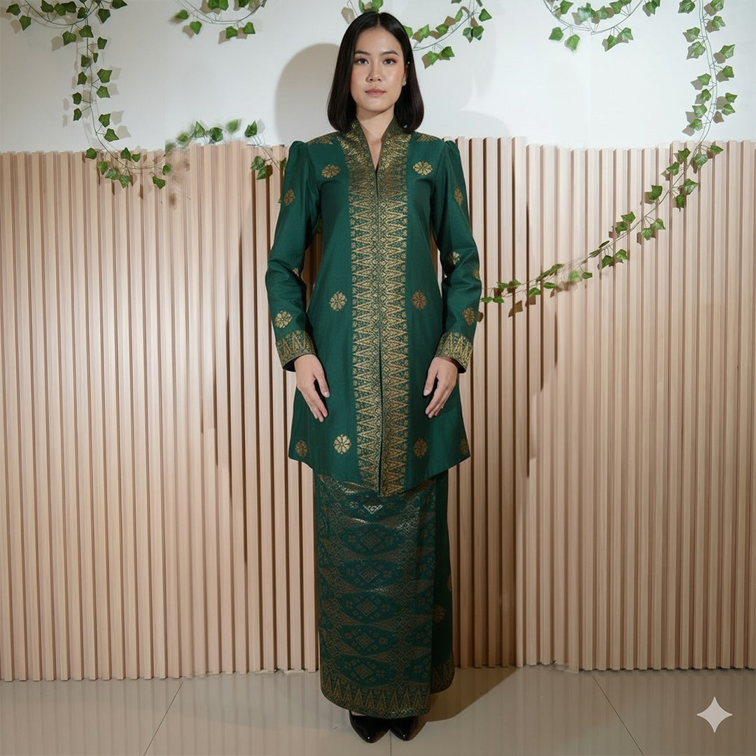 Baju Kebaya Elegant -  Baju + Free Matching Selandang 🤩
