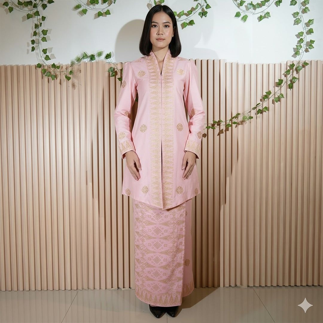 Baju Kebaya Elegant -  Baju + Free Matching Selandang 🤩