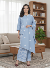 Kurung Kedah Pocket Free Selendang - Xs to 12xl