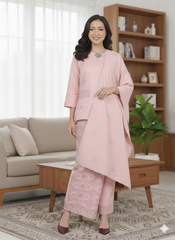 Kurung Kedah Pocket Free Selendang - Xs to 12xl