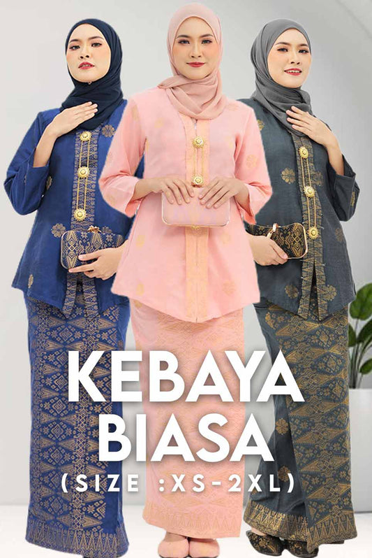 Baju Kebaya Biasa - Xs to 2xl - songketexclusive