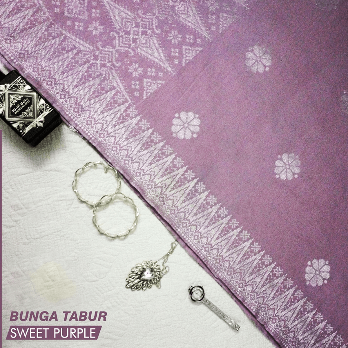 Baju Kebaya Elegant - Baju + Free Matching Selandang 🤩 - songketexclusive