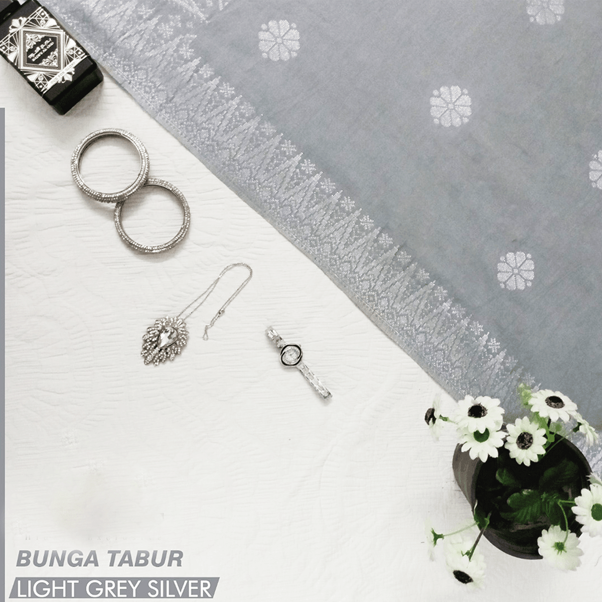 Baju Kebaya Elegant - Baju + Free Matching Selandang 🤩 - songketexclusive